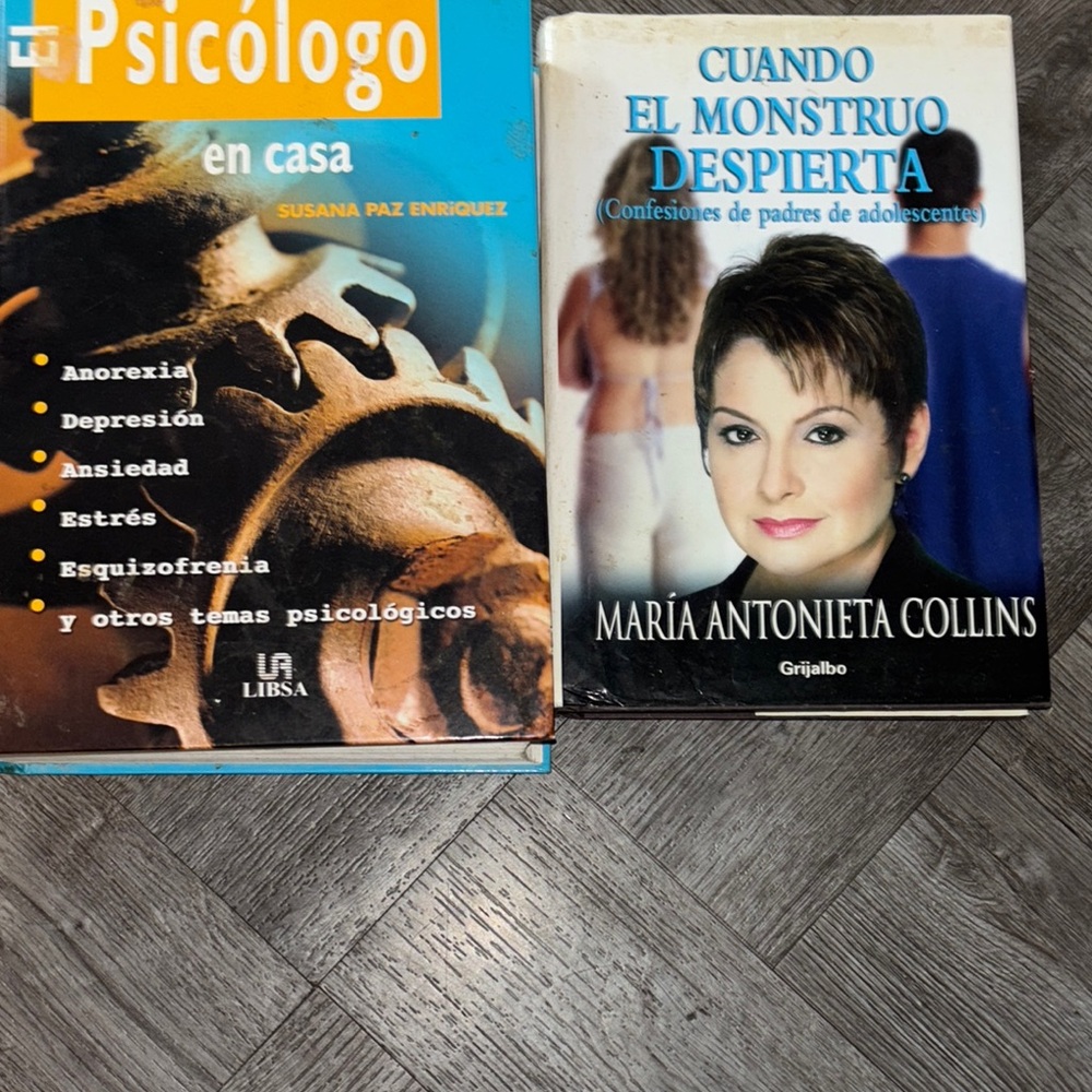 Set of Two Spanish Books